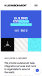 Mobile Screenshot of kleinschmidt.com